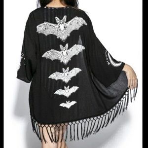 Black Craft Cult black bat kimono